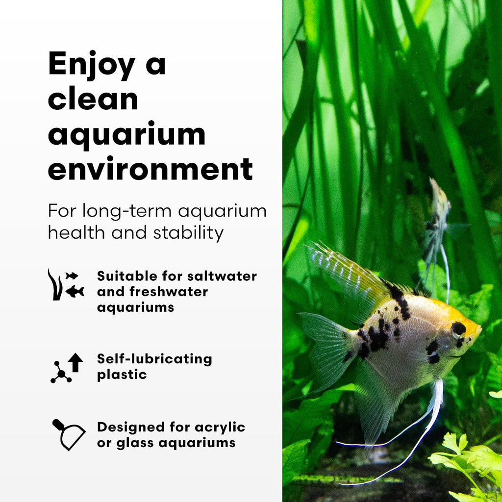 Continuum Aquatics Continuum AquaBlade P - Short Fish Tank Algae Scraper, Acrylic Safe Scraper - Aquarium Cleaning Tools