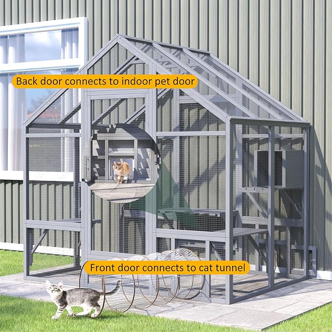 Cat Catio - Large Outdoor Catio Enclosure - Image 4