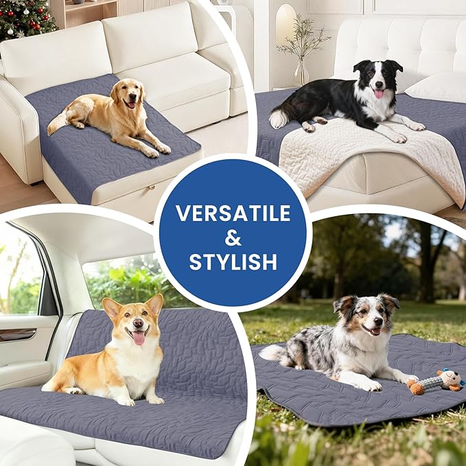 Waterproof Dog Bed Cover Pet Blanket, Soft Couch Cover - Image 5