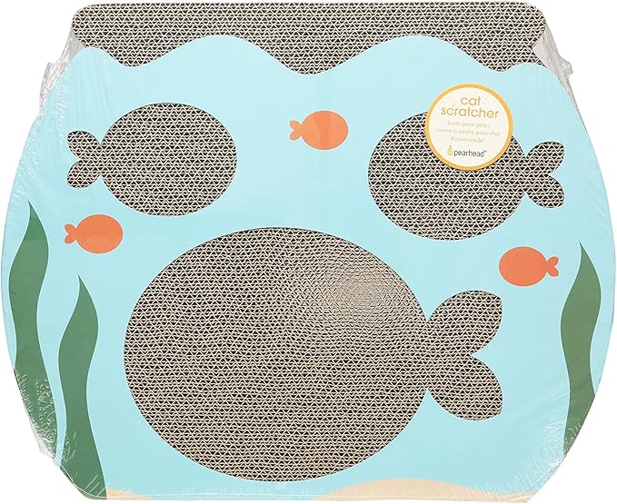 Pearhead Interactive Cat Scratch Toy, Fishbowl Theme - Image 5