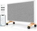 Pasapair 1500W Mica Panel Space Heater, WiFi App & Alexa, Wall or Floor