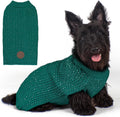 KYEESE Reflective Yarn Dog Sweater for Small Medium Dog Thick Knit Pullover
