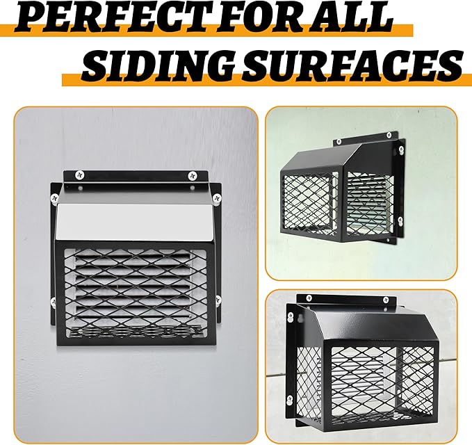 Universal Dryer Exhaust Guard Vent Cover Outside - Image 5