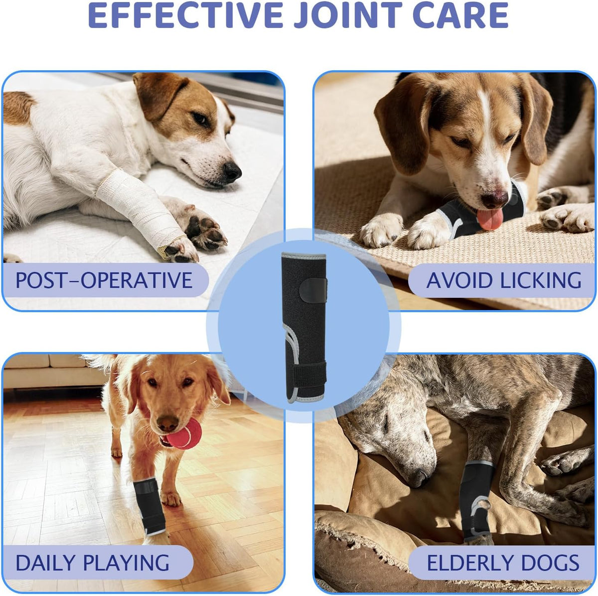 Dog Wound Care Front Legs Hock Wrap Compression Providing Stability M