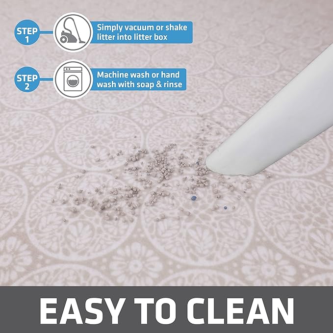 Drymate Cat Litter Box Mat, Litter Trapping Mat, Waterproof, Urine-Proof - Image 5