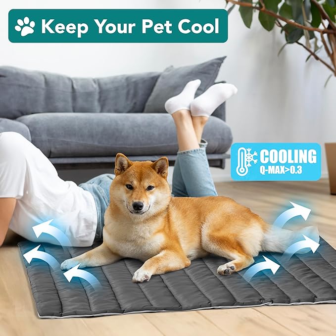 PetAmi Cooling Mat for Dog, Premium Pet Cooling Blanket for Crate Kennel - Image 2