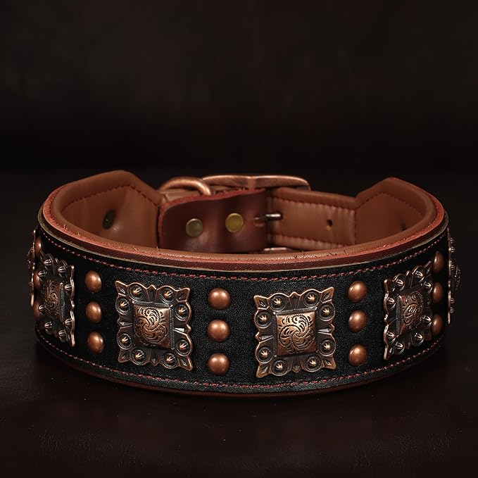 PET ARTIST Genuine Leather Dog Collar - Image 8