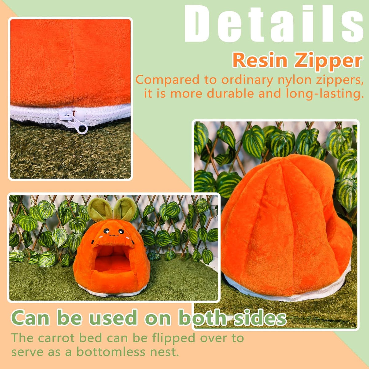 Guinea Pig Hideout Hamster Hammock Bed House Rat Cage Accessories