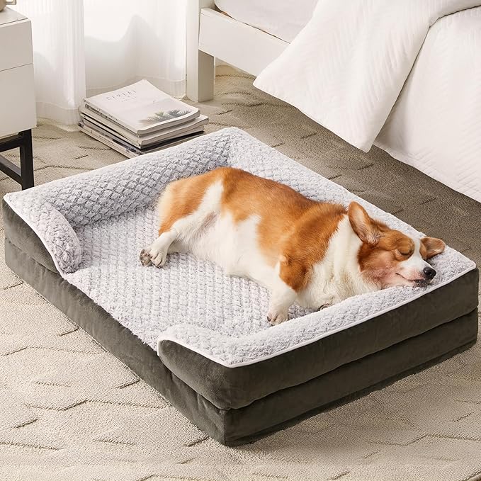 Orthopedic Dog Bed for Medium Dogs, Egg Crate Foam Bed for Medium Dogs - Image 8