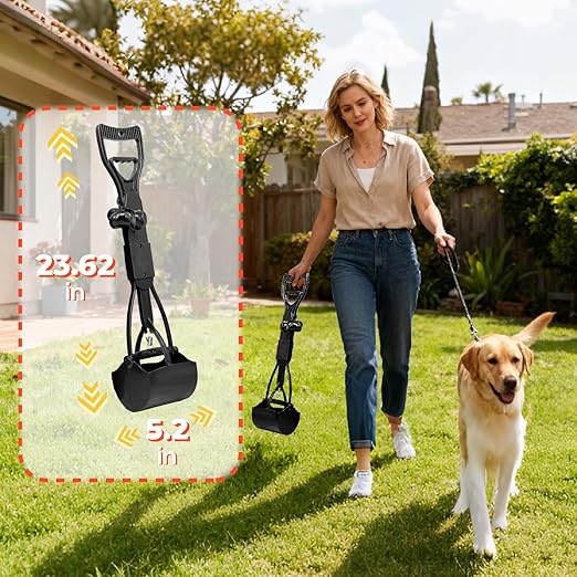 30L Dog Poop Trash Can Outside - Image 6