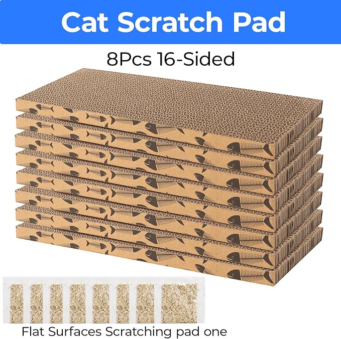 Mini Cat Scratching Board Small Cat Scratcher Cardboard Cat Scratch pad Cat - Image 3