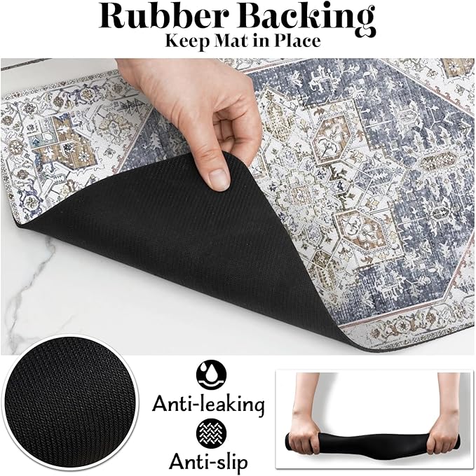 Dog Food Mats for Floors, Absorbent Dog Bowl Mat for Food and Water Dispenser - Image 6