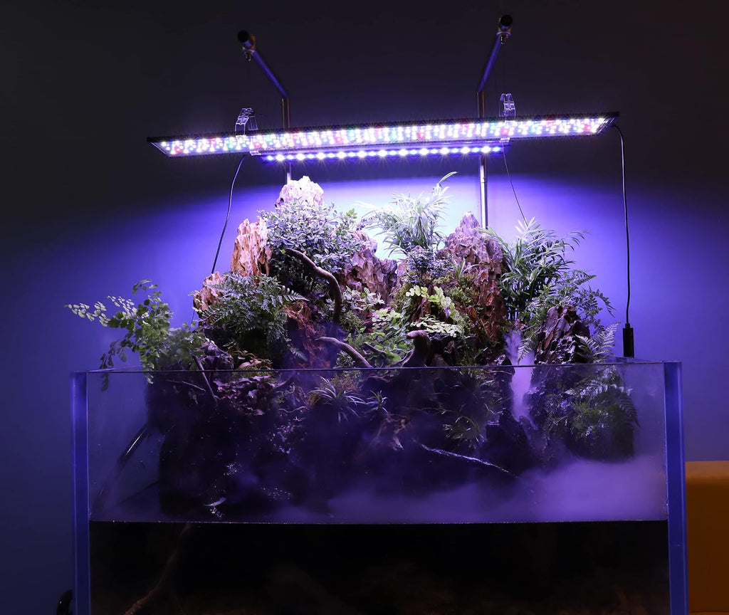 hygger Advanced LED Aquarium Light with Timer, 24/7 Lighting Cycle & DIY Mode, Full Spectrum Fish Tank Light for 24-30 in Freshwater Planted Tank
