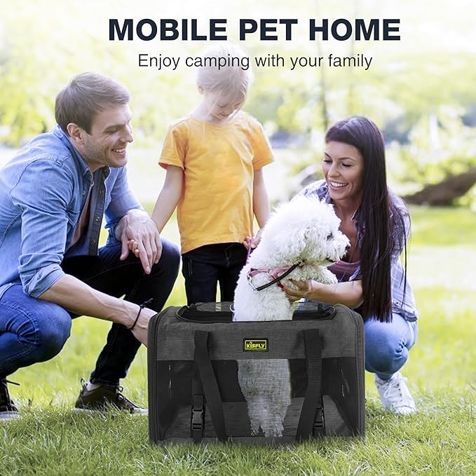 Small Dog Carrier for Puppies, Cat Carrier Soft, Foldable Travel Bag, Fits Pets - Image 7