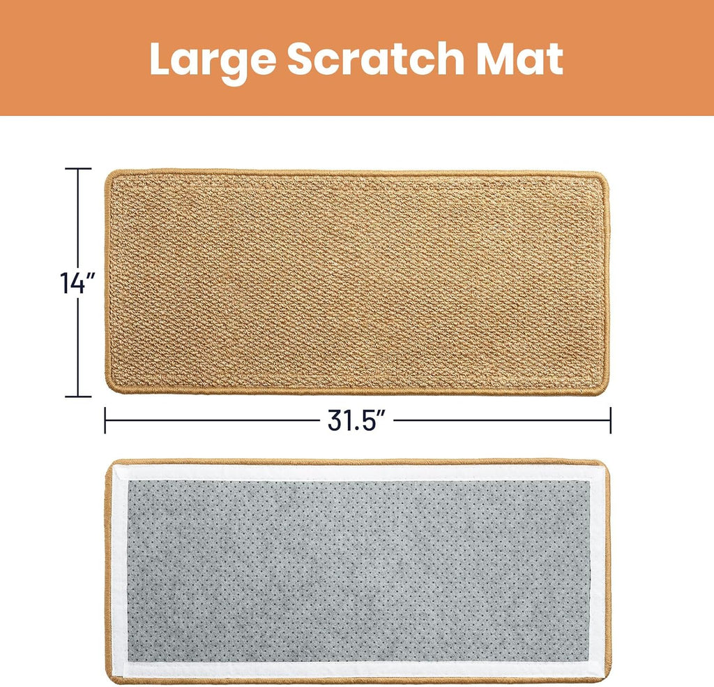 Extra Large 31.5" Cat Scratcher Bed & Mat Set