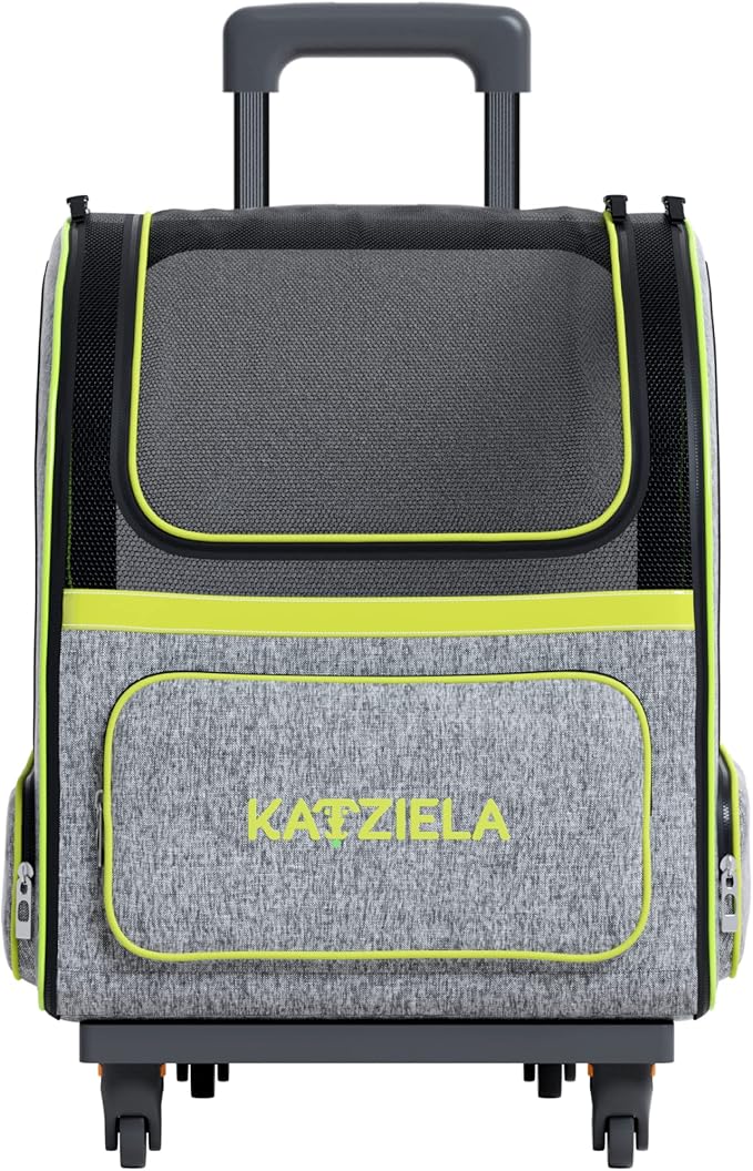 Katziela Wheeled Pet Carrier Backpack - Image 8