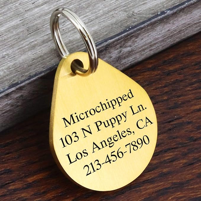 Ultra Joys Dog ID Tag, Custom Dog Tag Personalized Cat Tag, Pet ID Tag - Image 3