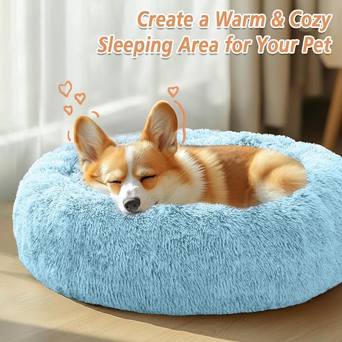 JOLLYVOGUE Calming Small Dog & Cat Bed - Image 4
