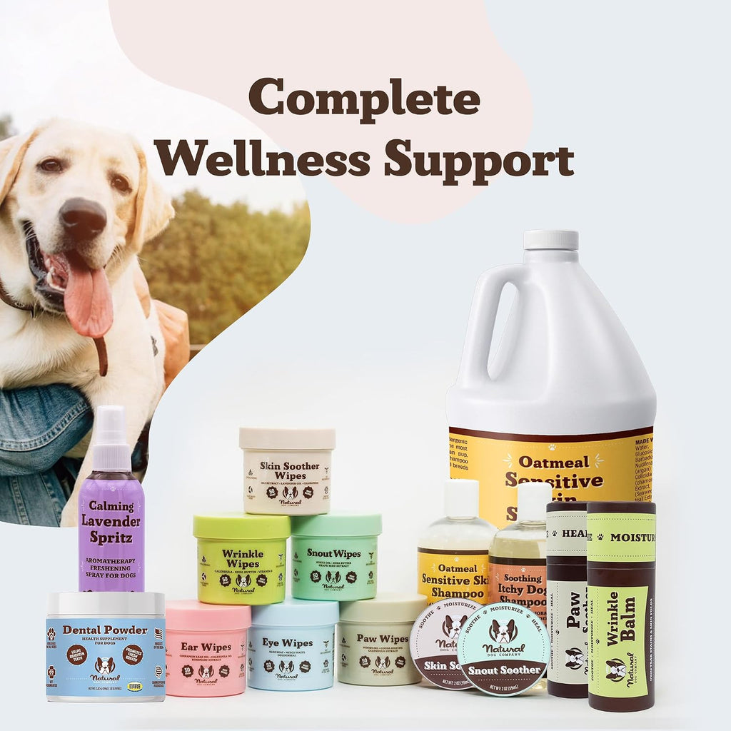Natural Dog Company Dog Dental Powder for Dogs, Teeth Cleaning, 2.82 oz