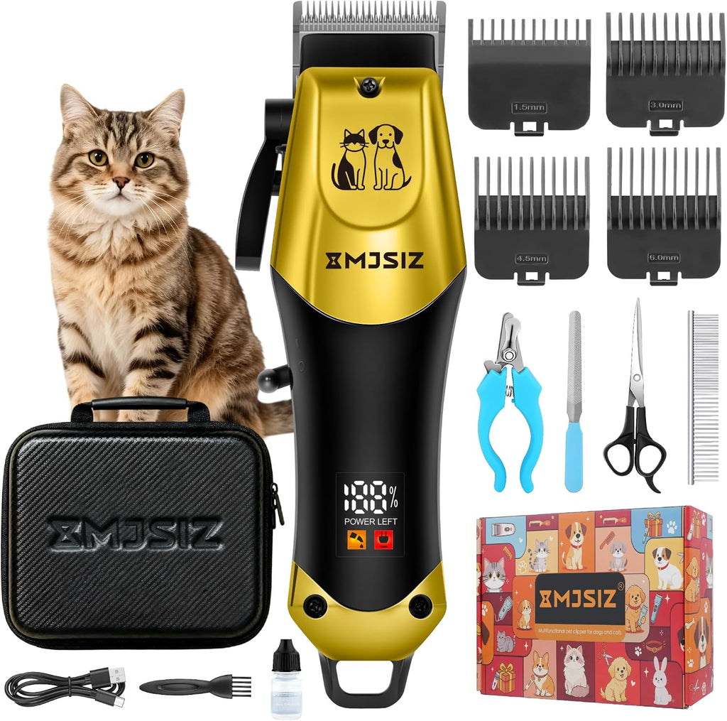 Cat Grooming Kit, Cordless Clippers for Cats and Small Dogs