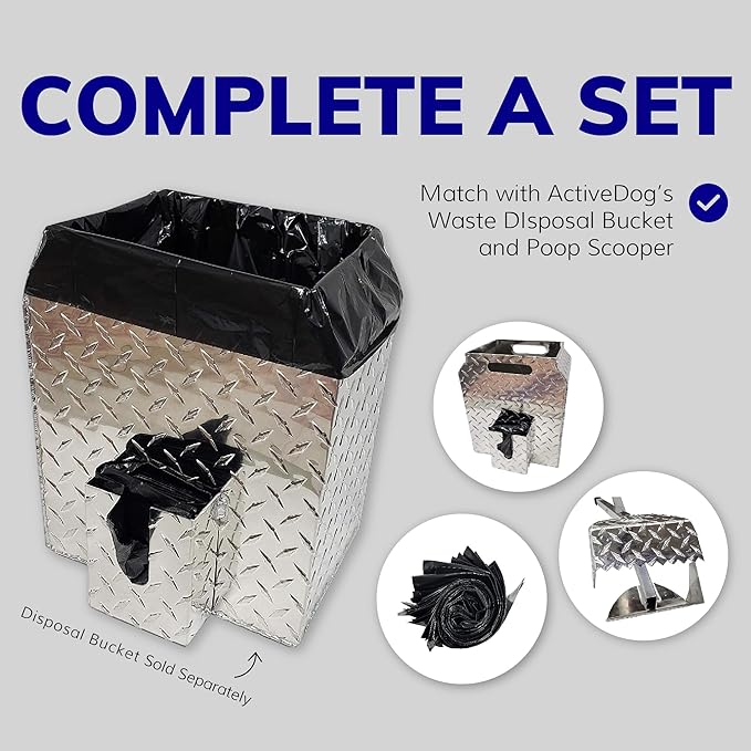ActiveDogs Dog Poop Bucket Bags 12PK - Image 8