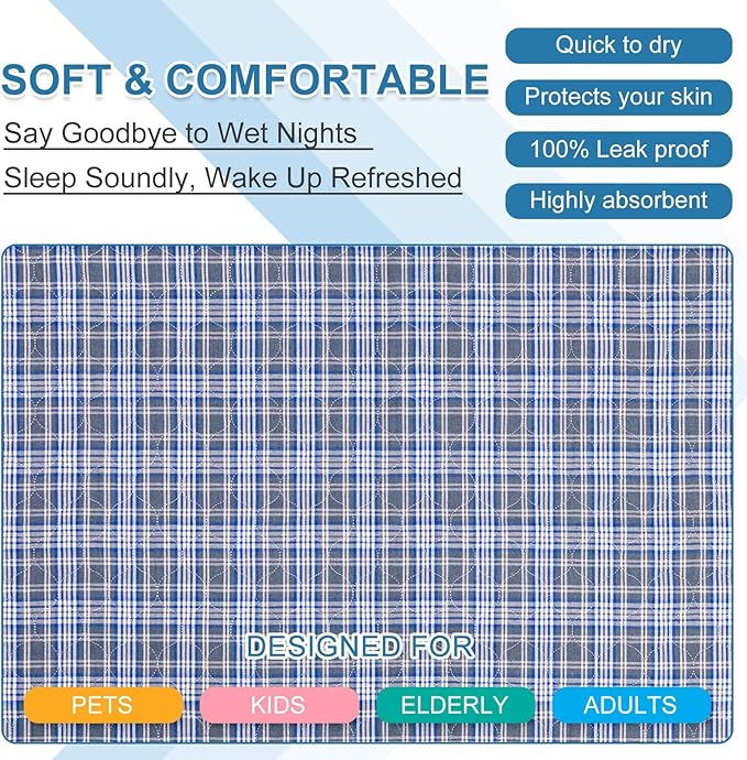 OUTCREATOR® Washable Bed Pads 34" x 54" - Image 7