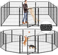 Dog Playpen Outdoor Extra Wide 12 Piece Panels Heavy Duty Anti-Rust by Committedtobetterpetlife