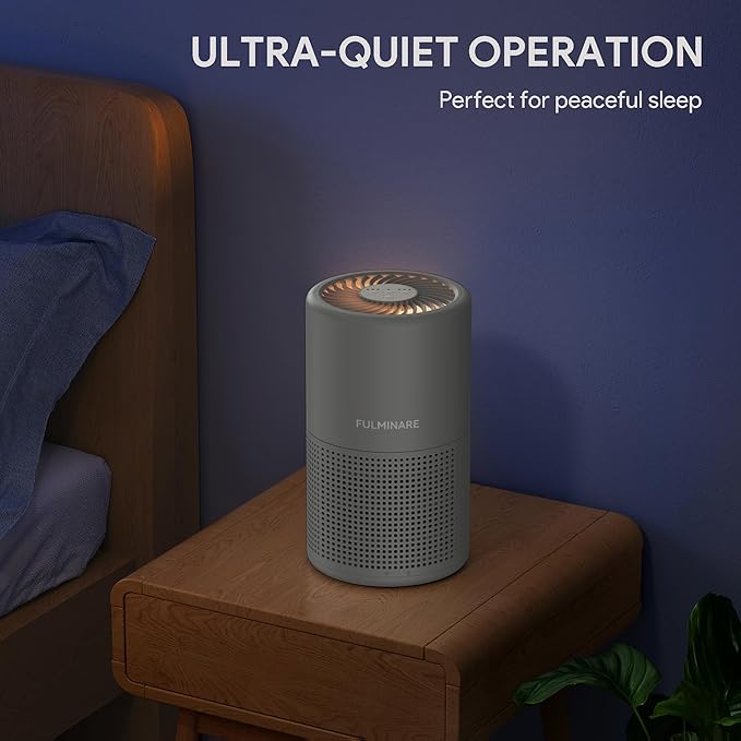 FULMINARE Air Purifiers for Bedroom H13 True HEPA Air Filter, Quiet Air Cleaner - Image 9