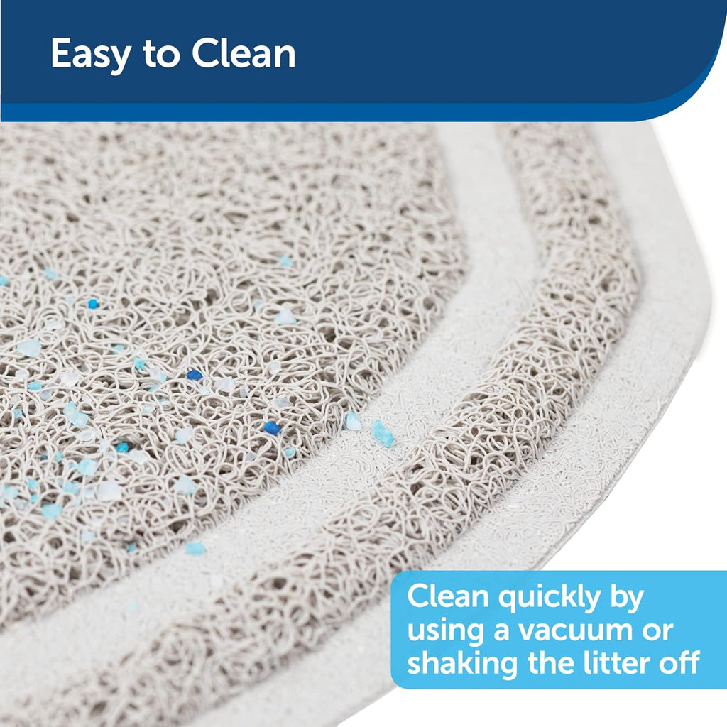 PetSafe Anti-Tracking Cat Litter Mat, Small, 20.5 x 19.7 in