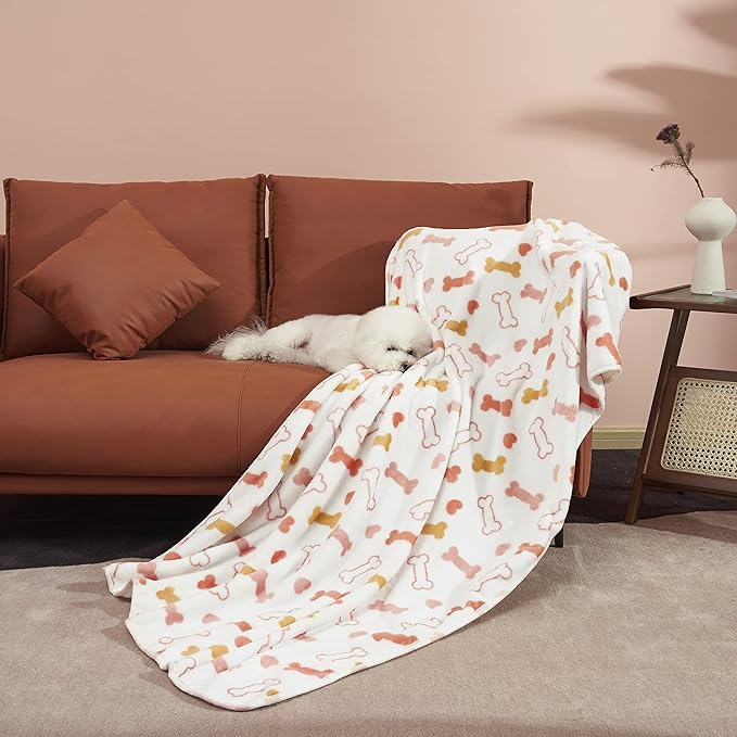 Allisandro Luxurious Dog Blanket, 350 GSM Super Fuzzy Microplush Fleece Pet - Image 3
