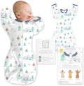SwaddleDesigns Transitional Swaddle Sack, Cotton, Mountains & Trees, 0-3mo