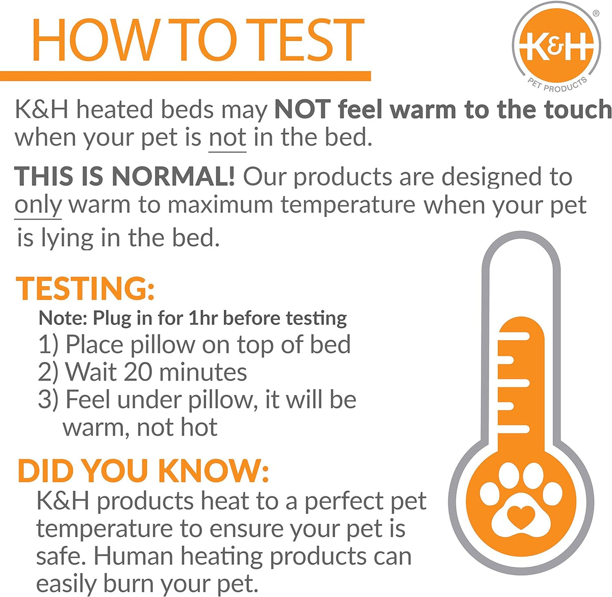 K&H Heated Cat Bed, Thermo Lookout Pod Indoor, Safety Listed, 22in 4W