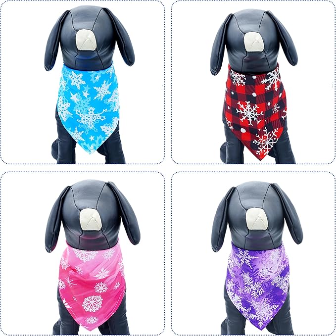 30 Pack Winter Dog Bandanas Bulk - Image 4