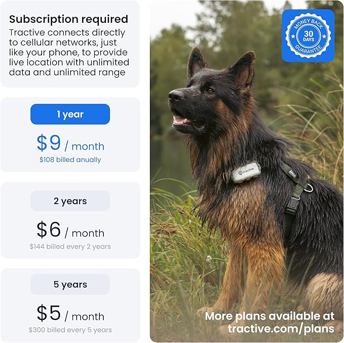 Tractive XL Smart Dog GPS Tracker | Live Pet Tracker - Image 6