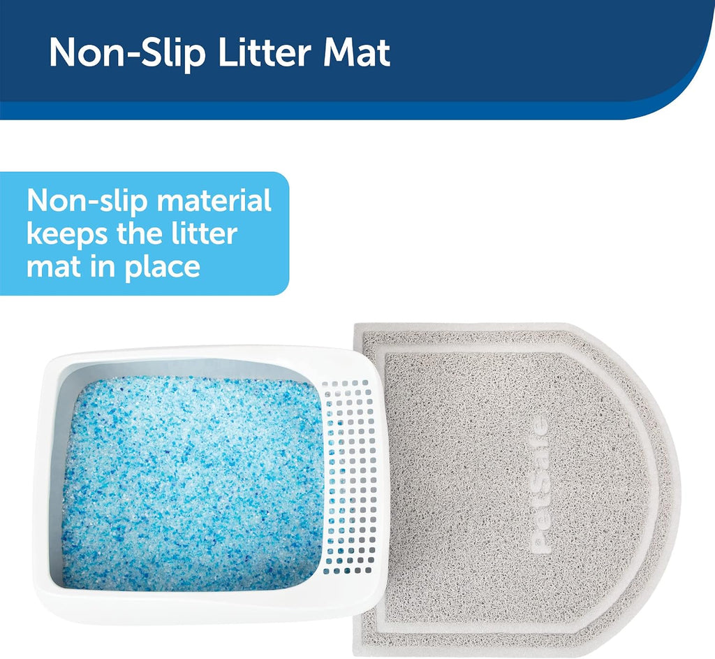 PetSafe Anti-Tracking Cat Litter Mat, Small, 20.5 x 19.7 in