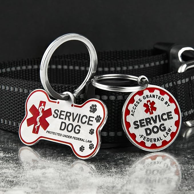 Engraved Personalized Service Dog Tag - Image 2