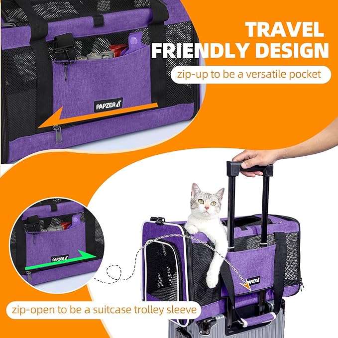 Cat Carrier Soft-Sided Travel Bag - Image 5
