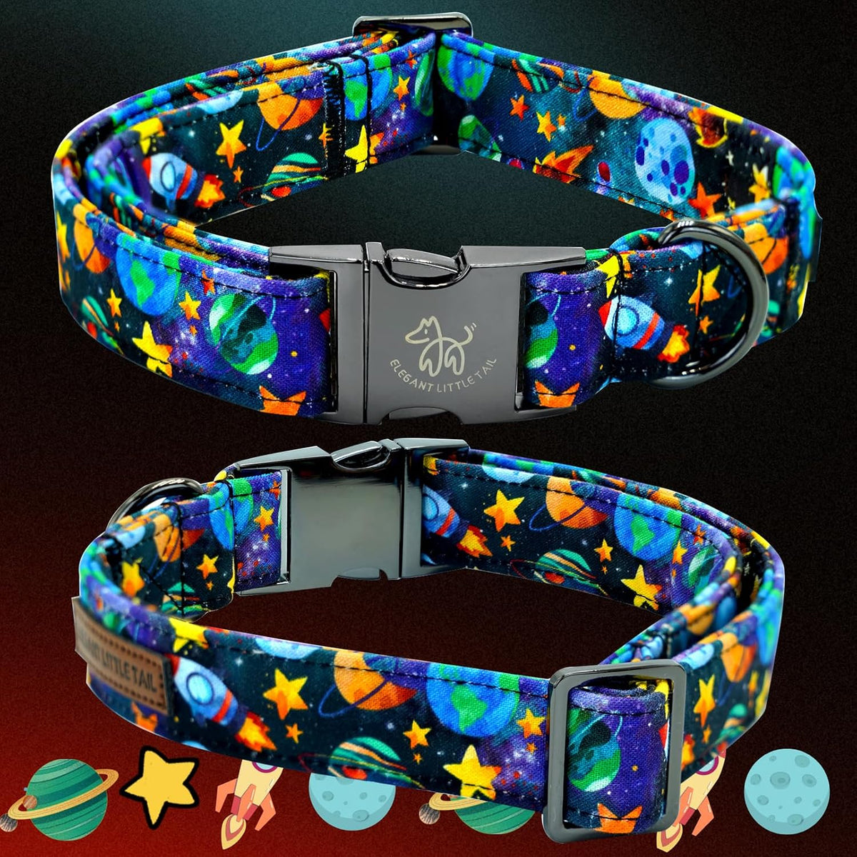 Dog Collar, Boy Pet Collars Blue Durable Soft Bow