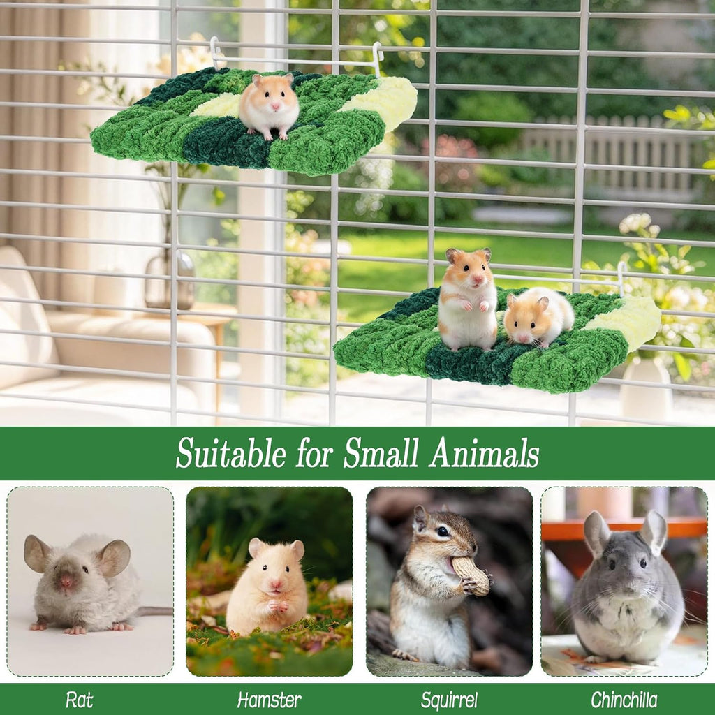 2Pcs Rat Cage Platform Rat Climbing Toy Warm Velvet Rat Cage Accessories
