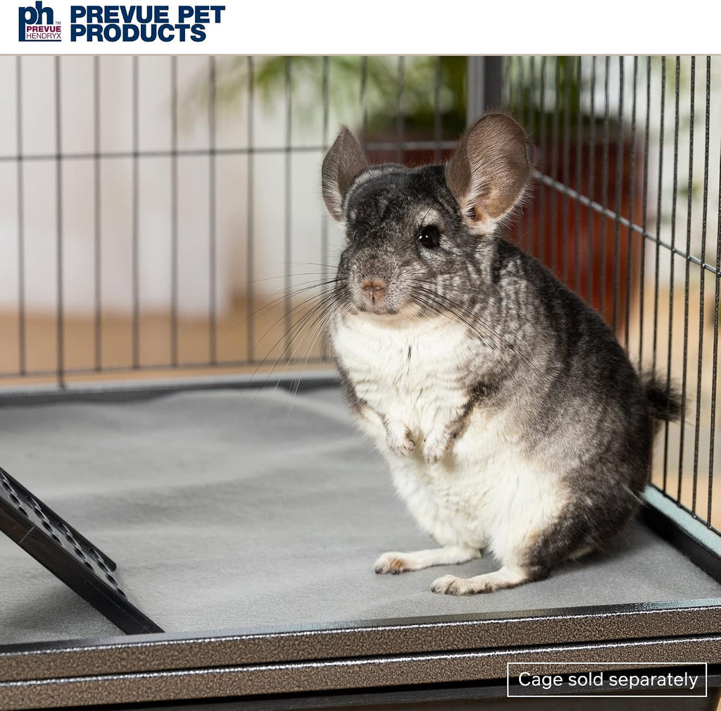 Prevue Pet Products Ferret Cage Plush Fitted Grille Cover Set - Gray
