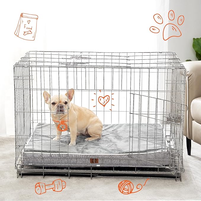 EHEYCIGA Waterproof Dog Bed Orthopedic 35"x23", Memory Foam Pet Bed - Image 8