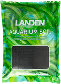 LANDEN Aquarium Substrate Soil for Plant Fish Tank,5L Black Mix Size