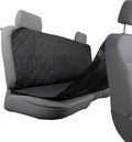 Custom Accessories Quilted Pet Hammock Seat Cover, Car Seat Covers for Pets, Universal-Fit Automotive Seat Covers, Interior Accessories for Car, Truck, SUV, Car Seat Protector - Black