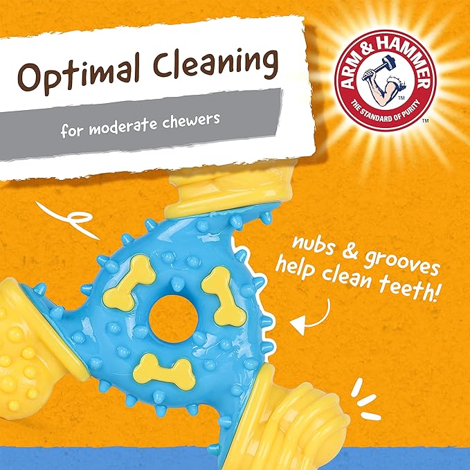 Arm & Hammer for Pets Nubbies TriBone Dog Dental Toy - Image 5