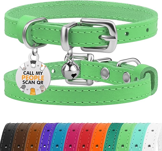BRONZEDOG Leather Cat Collar by BRONZEDOG