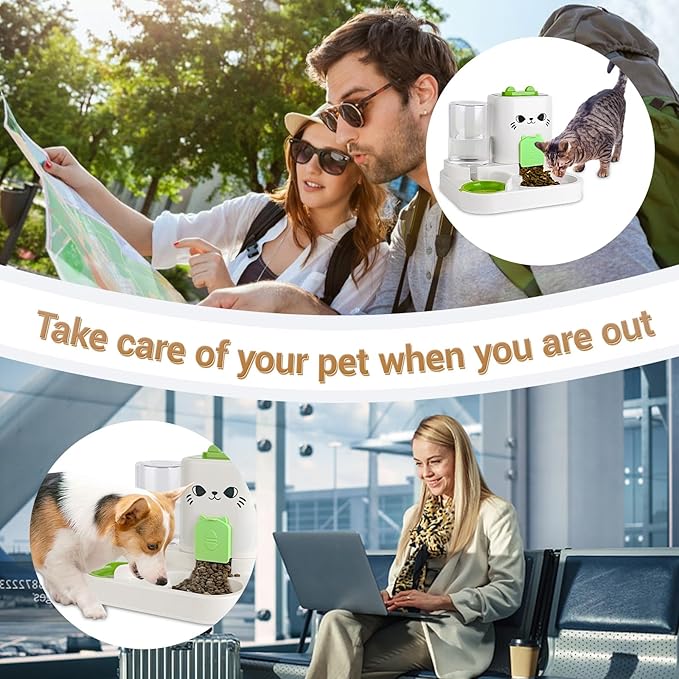 2-in-1 Gravity Pet Feeder & Water Dispenser - Image 7