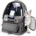 Cawypety Cat Backpack Carrier Large Space Bubble Backpack up to 12lbs Grey