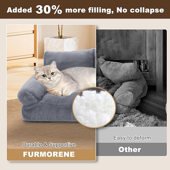 Cat Beds for Indoor Cats, Cat Couch Bed, Cute Cats Sofas for Pets, Small Dog - Image 5