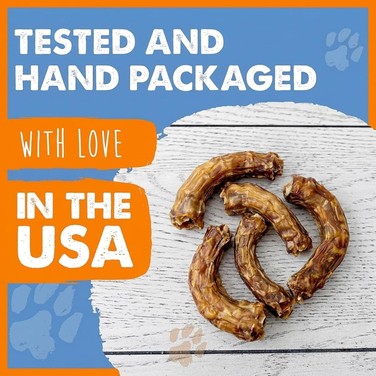 K9warehouse Chicken Necks for Dogs, Single Ingredient Dental Chew, 12 Count