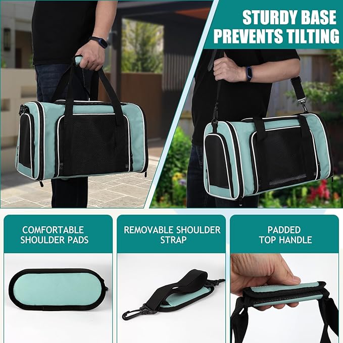 Top tasta Dog Cat Carrier Pet Carriers - Image 5